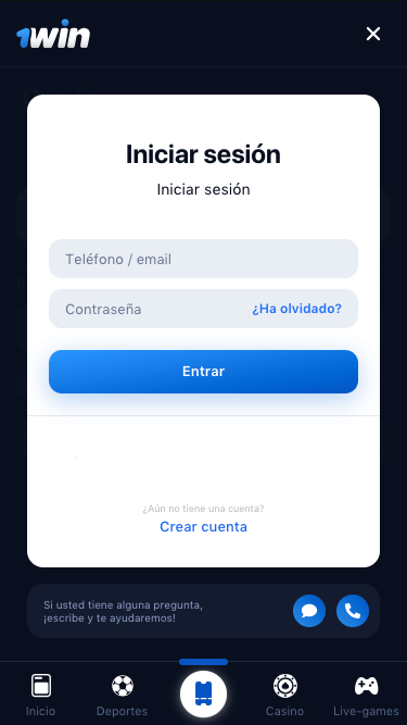 Capturas de pantalla de la App 1win oficial 07