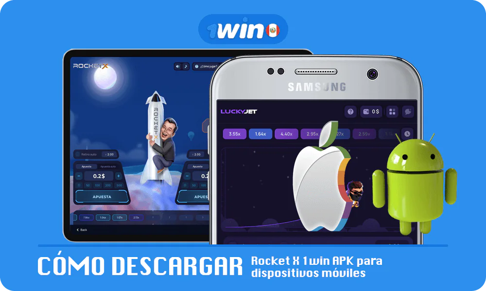 Unos sencillos pasos sobre cómo descargar Rocket X 1win APK para dispositivos móviles