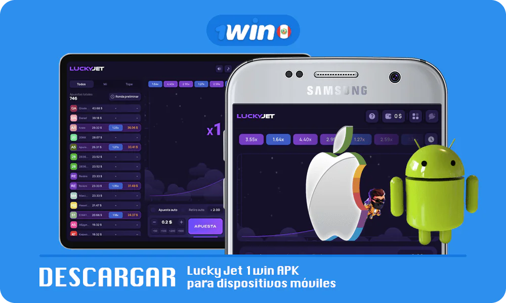 Instrucciones paso a paso para Descargar Lucky Jet 1win APK para dispositivos móviles