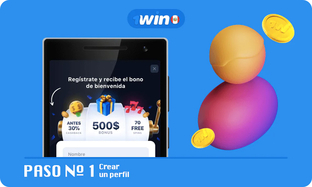 Paso nº 1 - Crear un perfil